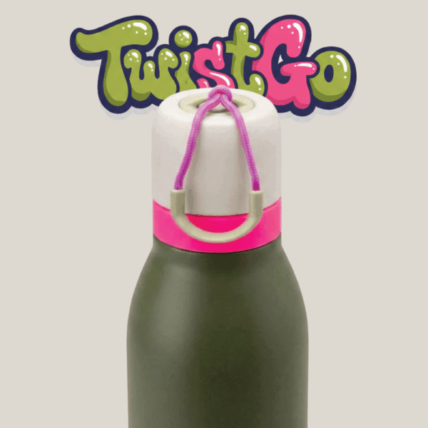 TwistGo Hot & Cold Insulated Bottle – Jungle Bloom