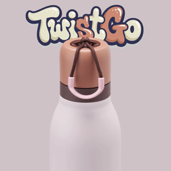 TwistGo Hot & Cold Insulated Bottle – Desert Sand
